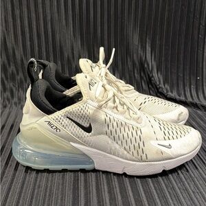Nike Air Max 270 Cream and Black Sneakers
